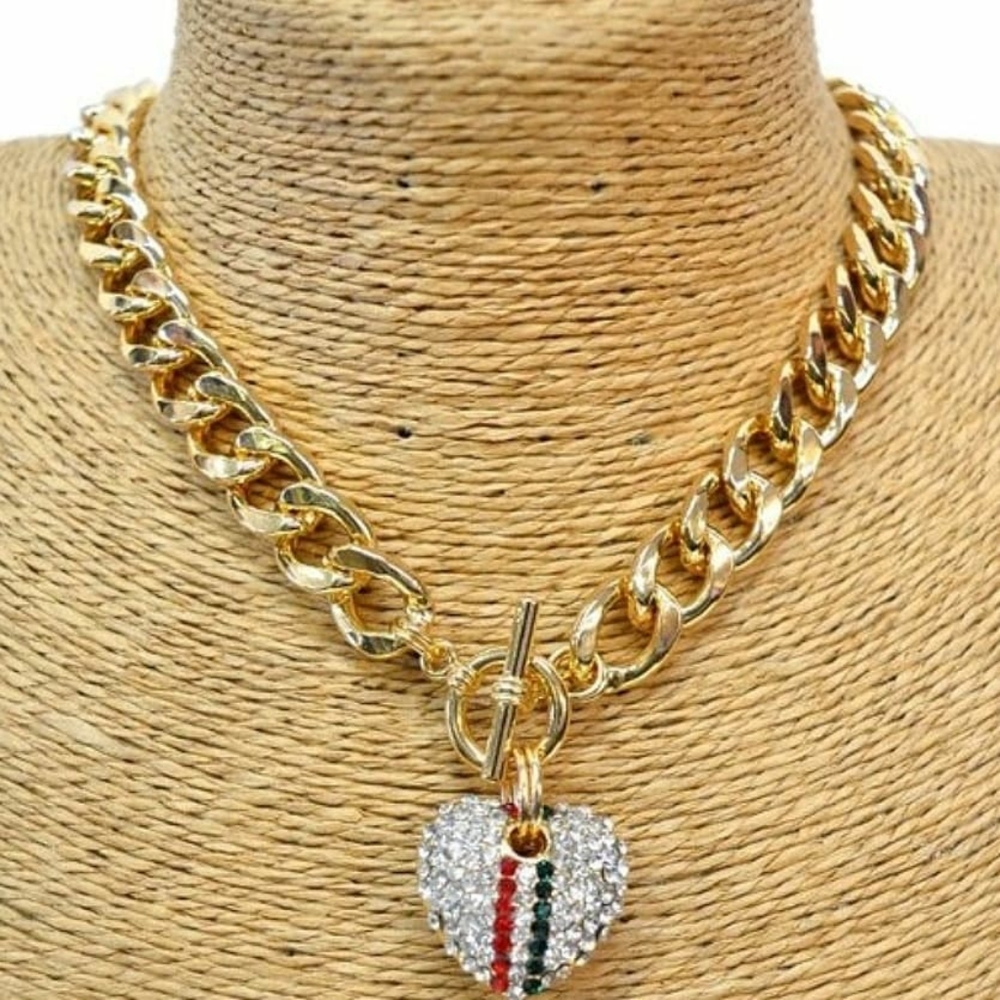 Gold Heart Necklace